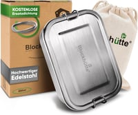 Blockhütte Rozsdamentes Ételhordó 800ml Gyerekeknek Rekeszekkel és Tömítéssel 1