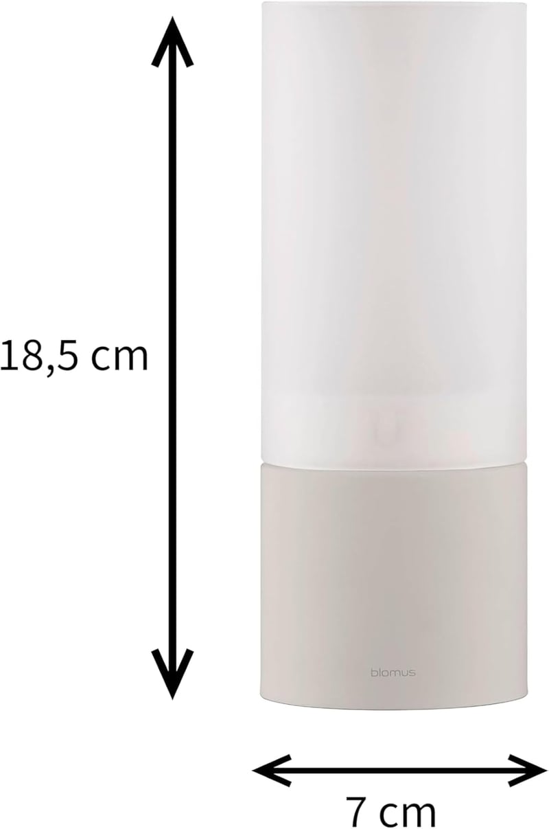 blomus Faro Lámpa Moonbeam Üveg Rozsdamentes Acél Teafény Tartó 18,5cm - Ø 7 cm, H 18,5 cm, Moonbeam