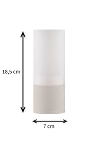 blomus FARO svietnik na čajovú sviečku, sklo a nehrdzavejúca oceľ, Ø 7 cm, V 18,5 cm - Moonbeam 2