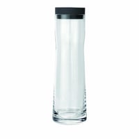 Sklenená karafa na vodu blomus SPLASH, 1 liter, s magnetickým silikónovým a nerezovým uzáverom, 29,5 x 9 x 9 cm, farba Magnet 1