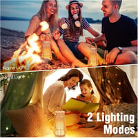 blonbar Kültéri Bluetooth Hangszóró Lángfény Effekttel - IP65 Vízálló LED Lámpa, 24 Órás Üzemidő, TWS Sztereó Hangzás, Kerti Fáklya (2 db) 4