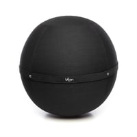 Bloon Paris ergonomska uredska lopta za sjedenje protiv bolova u leđima, protuklizna, crna, 55 cm, ručno izrađena u Portugalu 1