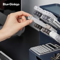 BLUE GINKGO Hive stolni organizator – vertikalna ladica sa 6 pretinaca – držač olovaka i organizator uredskog pribora koji štedi prostor, za školu i kozmetiku 5