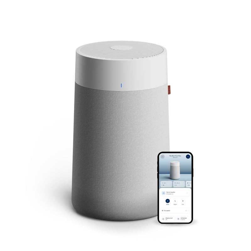 Blueair Blue Max 3450i WiFi Okos Légtisztító Alexa HEPASilent Szűrő 103m² Pollentől Portól Baktériumtól Vírusoktól Aktív Szén VOC Szagok Ellen