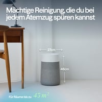 Čistička vzduchu BLUEAIR Blue Pure 511i Max pre miestnosti do 43 m², technológia HEPA Silent, inteligentná, tichá, proti prachu, alergénom, dymu, plesniam a zvieracím chlpom 3