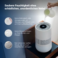 Umidificator inteligent premium BLUEAIR pentru încăperi de 46 m² – Rezervor de 3,5 L lavabil în mașina de spălat vase, tehnologie prin evaporare, mod automat și nocturn 5