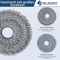 Bluearks 26 részes kiegészítő szett Roborock Qrevo Master/Slim porszívóhoz - Kefe, szűrő, mop pad, oldalkefe, porzsák 6