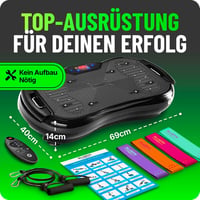 Bluefin Fitness Ultra Slim vibrációs tréner, 5 program, 180 szint, teljes test edzés 9