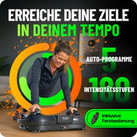 Bluefin Fitness Ultra Slim vibrációs tréner, 5 program, 180 szint, teljes test edzés 4
