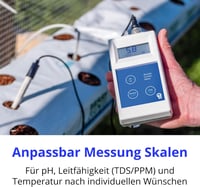 Bluelab METCOMPLUS Combo pH, EC és hőmérséklet mérő hidroponikus növénytermesztéshez - pH/EC/Temp meter in multiple substrates 4