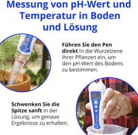 Bluelab PENSOILPH digitális talaj pH mérő és vízteszt készlet hidropónikához 5