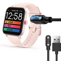 Magnetický USB nabíjací kábel Blueshaweu pre inteligentné hodinky Loddery IDW19 – 3,3 m – čierny 1