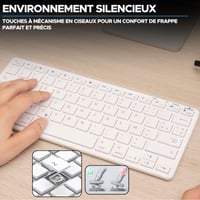 Bluetooth klávesnica Bluestork pre Mac - bezdrôtová, nabíjateľná cez USB-C, kompaktná, tichá - kompatibilná s Mac, iMac, iPad Air, iPad Pro, f 5