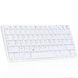 Bluestork Bluetooth tipkovnica za Mac - Bežična, punjiva preko USB-C, kompaktna, tiha - kompatibilna s Mac, iMac, iPad Air, iPad Pro uređajima
