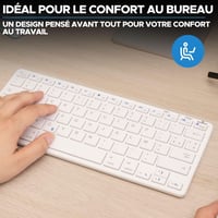 Bluetooth klávesnica Bluestork pre Mac - bezdrôtová, nabíjateľná cez USB-C, kompaktná, tichá - kompatibilná s Mac, iMac, iPad Air, iPad Pro, f 8