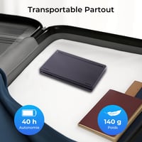 Skladacia Bluetooth klávesnica Bluestork KB Mini Fold – čierna 3