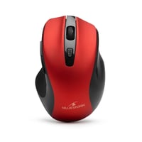 Bezdrôtová myš Bluestork M-WL-OFF75, Bluetooth a USB 2,4 GHz, tichá – červená 1