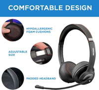 Bluestork MC 501 Bluetooth 5.1 vezeték nélküli headset forgatható mikrofonnal 4