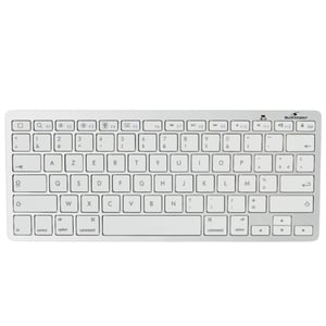 Bluestork mini Bluetooth tipkovnica za Mac/iPad/iPhone - AZERTY - bijela