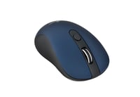 Bezdrôtová myš Bluestork – 6 tlačidiel – metalická modrá – 2,4 GHz – 1600 DPI – kompatibilná so systémami Windows a Mac 3