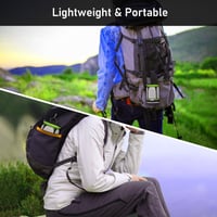 Lampă de camping cu LED Blukar reîncărcabilă, 2000 lumeni, 7 moduri de iluminare, 60 LED-uri, lampă pentru cort și camping 6