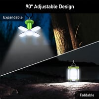 Lampă de camping cu LED Blukar reîncărcabilă, 2000 lumeni, 7 moduri de iluminare, 60 LED-uri, lampă pentru cort și camping 3