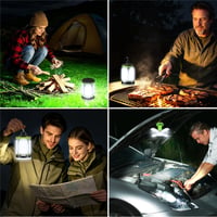 Lampă de camping cu LED Blukar reîncărcabilă, 2000 lumeni, 7 moduri de iluminare, 60 LED-uri, lampă pentru cort și camping 7