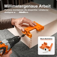 Set glisiere Blum Tandem 500 mm cu extensie completă, montare sub sertar, cu amortizare Soft-Close Blumotion pentru mobilier de bucătărie, 1 pereche 10