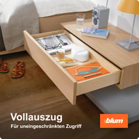 Set glisiere Blum Tandem 500 mm cu extensie completă, montare sub sertar, cu amortizare Soft-Close Blumotion pentru mobilier de bucătărie, 1 pereche 5