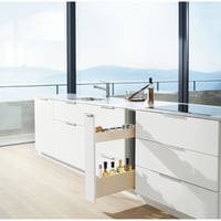 Set glisiere Blum Tandem 500 mm cu extensie completă, montare sub sertar, cu amortizare Soft-Close Blumotion pentru mobilier de bucătărie, 1 pereche 2