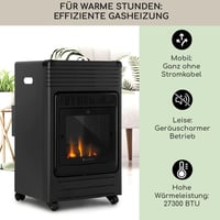 blumfeldt Andora Flame gázfűtő 2 vagy 3,4 kW, 68 m² fűtési terület, elektromos gyújtás 2