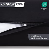 Blumtal 2 darabos pamut párnahuzat szett 40x40cm fekete jersey 3