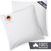 Blumtal 2 darabos párnahuzat szett 100% pamut fehér 50x50cm prémium jersey 2