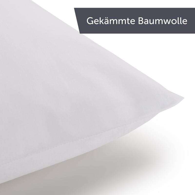Blumtal 2 darabos párnahuzat szett 100% pamut fehér 50x50cm prémium jersey