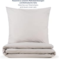 Blumtal 2 db mikroszálas párnahuzat borítékzárral, Oeko-Tex, Hold szürke 5