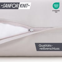 Blumtal 2 db pamut párnahuzat 50x50cm Hold szürke jersey 3