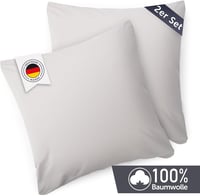Blumtal 2 db pamut párnahuzat 50x50cm Hold szürke jersey 2