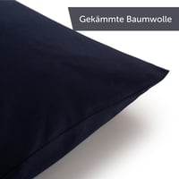 Blumtal 2 db pamut párnahuzat 80x80 cm sötét kék jersey 7
