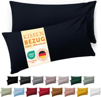 Blumtal 2 db Párnahuzat 40x70 cm Boríték Zárással Puha Mikroszálas Szövet Sötét Kék 1