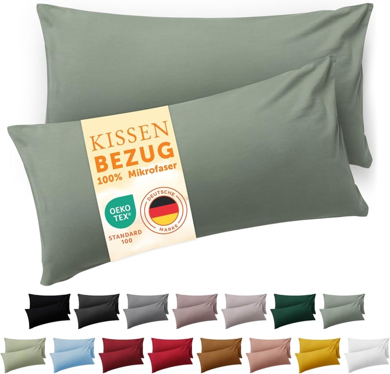 Blumtal 2 db Párnahuzat 40x80 cm Boríték Zárással Puha Mikroszálas Anyag