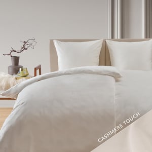 Blumtal Cashmere Touch plišana posteljina 135x200 cm + 2 jastučnice - boja slonovače