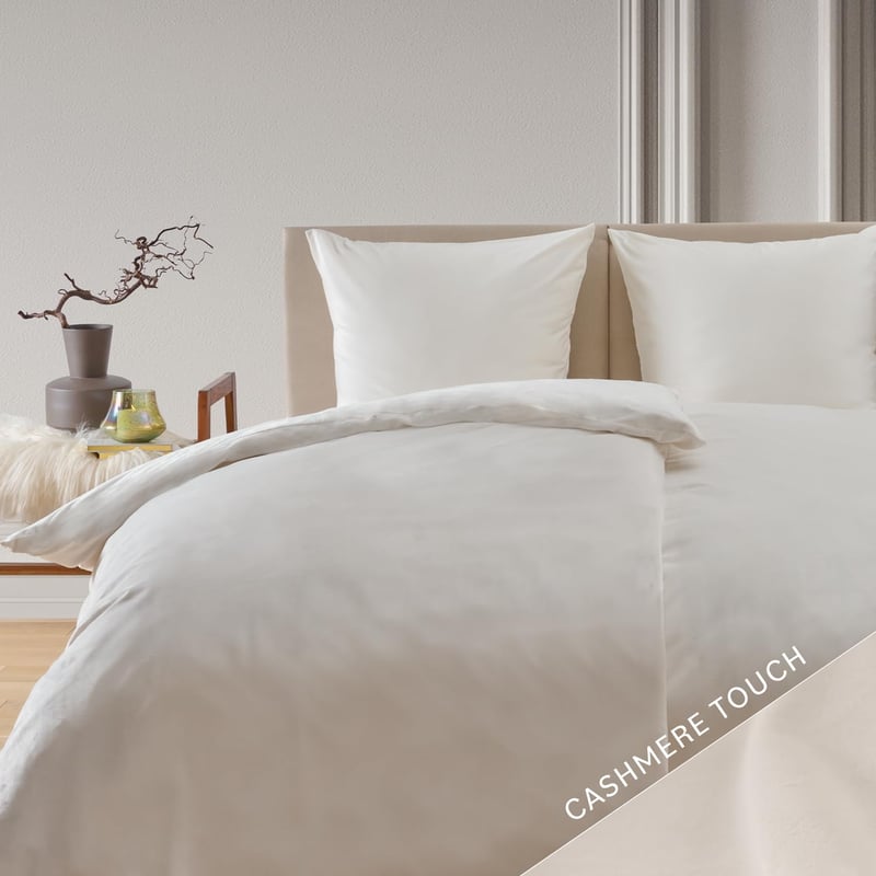 Blumtal Ágyneműhuzat 135x200 cm Cashmere Touch Plusz 2 db Párnával Krém Szín
