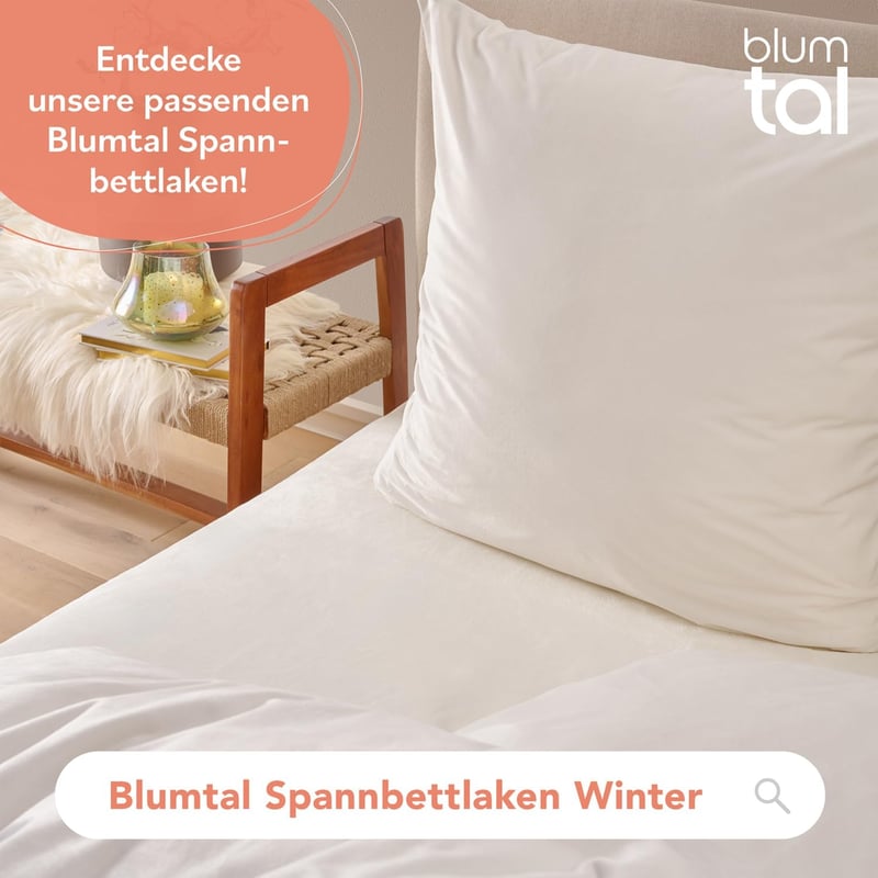 Blumtal Ágyneműhuzat 135x200 cm Cashmere Touch Plusz 2 db Párnával Krém Szín