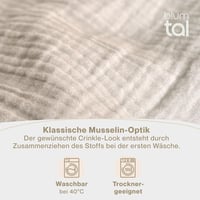 Blumtal Ágyneműhuzat 200x200 cm Oeko-Tex Szürke + 2 Párnahuzat 40x80 cm 5