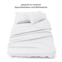 Blumtal Basic plachta 220x275 cm biela, mikrovláknová plachta bez gumy 6