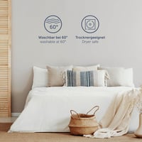 Napínacia plachta Blumtal Basics Jersey 90x200 cm, 100% bavlna, s certifikátom Oeko-Tex, biela 7