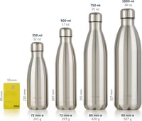 Blumtal Charles rozsdamentes acél termosz 750ml, BPA-mentes, hőtartó ivópalack 4