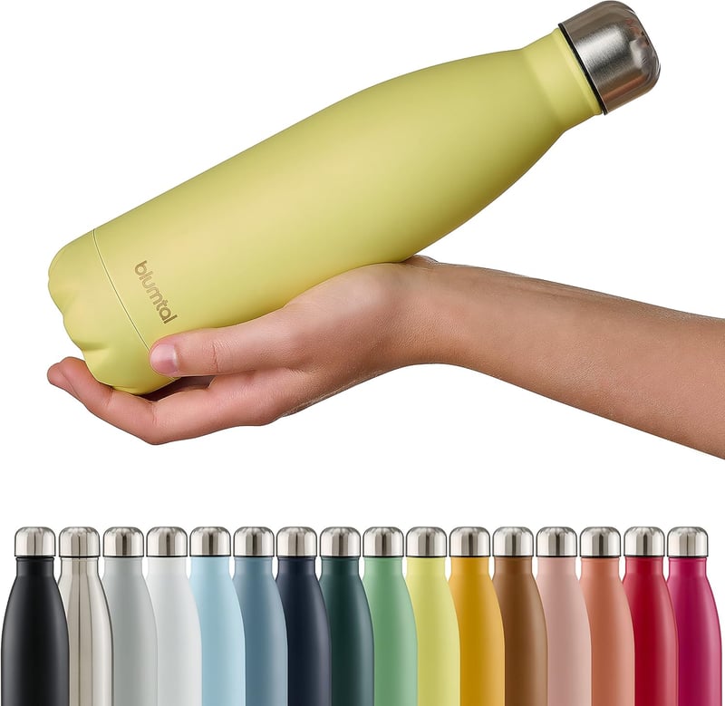 Blumtal Charles rozsdamentes acélból készült termikus ivópalack 750ml sárga