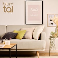 Blumtal Chenille Párnahuzat 60x60 cm 2 db Sötétbarna Rejtett Zippes 5
