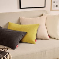 Blumtal Chenille Párnahuzat 60x60 cm 2 db Sötétbarna Rejtett Zippes 6